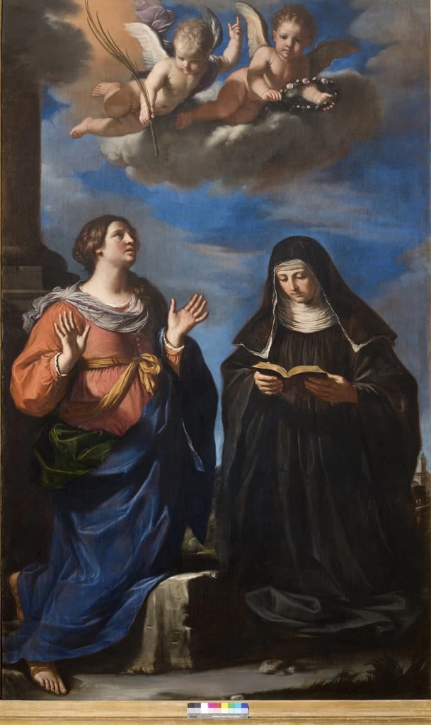 Giovanni Francesco Barbieri, il Guercino - Santa Gertrude e Lucrezia, 1645, Galleria Sabauda, Torino